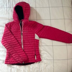 Kids pink First Assent by Eddie Bauer jacket. Size 7-8